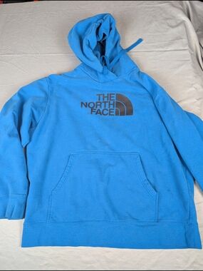 The North Face Blue Logo Hoodie